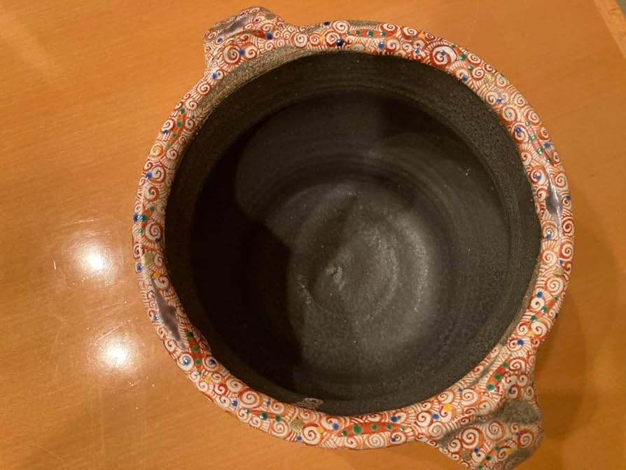 Amazon | 赤絵 手書き 伝統工芸 益子焼 蓋 器 陶器 宇坂恒治